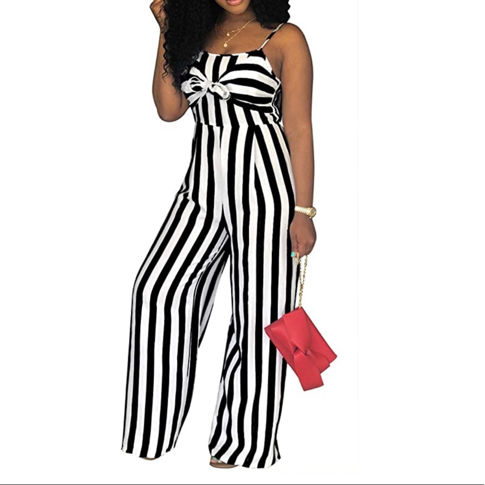 Striped Jumpsuit